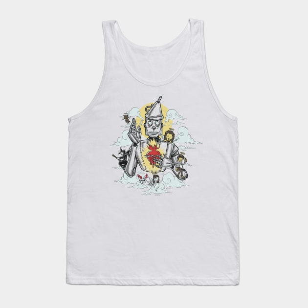 Saint Tin Woodman Tank Top by florencioart